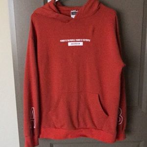 Orange hoodie